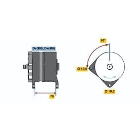Lichtmaschine für BMW von BOSCH