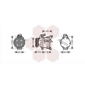 Acquista Compressore aria condizionata da VAN WEZEL 5300K452 a buon mercato per soli 499,51 €