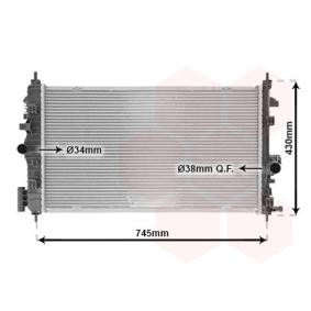 Achetez des Radiateur du moteur VAN WEZEL 37002468 à prix pour 207,05 €