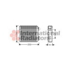 Acquista Scambiatore calore per riscaldamento abitacolo da VAN WEZEL 26006020 a buon mercato per soli 43,70 €