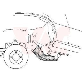 Längsträger für OPEL von VAN WEZEL