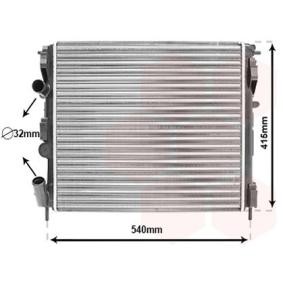 Kjøp Radiator, motorkjøling av VAN WEZEL 43002270 til den lave prisen 805,34 NOK