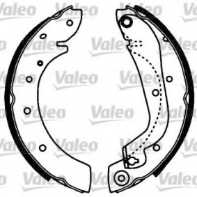 Bremsensatz, Trommelbremse für FORD von VALEO