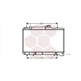 Achetez des Radiateur du moteur VAN WEZEL 52002048 à prix pour 149,69 €