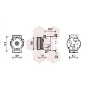 Acquista Compressore aria condizionata da VAN WEZEL 4300K474 a buon mercato per soli 819,45 €