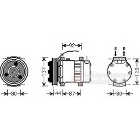 Acquista Compressore aria condizionata da VAN WEZEL 4300K432 a buon mercato per soli 775,37 €