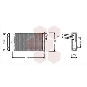 Acquista Scambiatore calore per riscaldamento abitacolo da VAN WEZEL 03006156 a buon mercato per soli 26,64 €