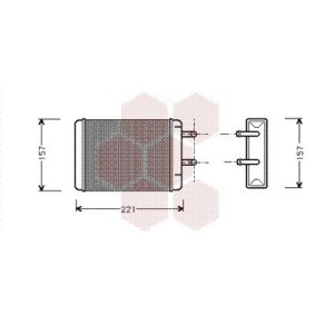 Wärmetauscher, Innenraumheizung 37006001