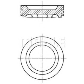 Acquista Pistone da MAHLE ORIGINAL online per 205 I (741A/C) a prezzi moderati