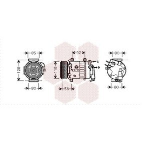 Klimakompressor 4000K329 für 407 SW (6E_) für 752,26 CHF