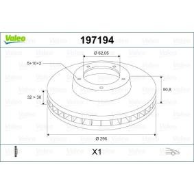 Bremsscheibe von VALEO