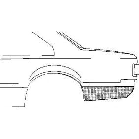 Radlauf für OPEL von VAN WEZEL