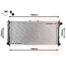 Kjøp Radiator, motorkjøling av VAN WEZEL 27002073 til den lave prisen 1601,70 NOK