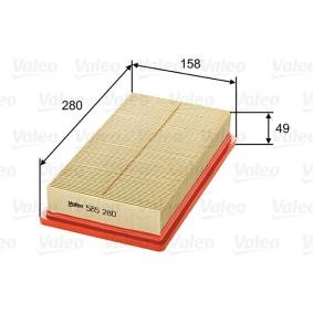 Köp Luftfilter av VALEO 585280 till det låga priset 94,75 kr