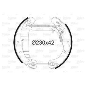 Bremsensatz, Trommelbremse 554844 von VALEO günstig für 156,12 € online kaufen