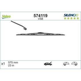 Scheibenwischer 574119 von VALEO günstig für 11,79 € online kaufen