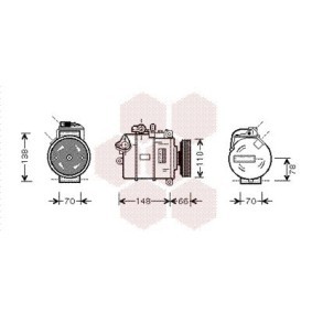 Acquista Compressore aria condizionata da VAN WEZEL 0300K275 a buon mercato per soli 512,74 €