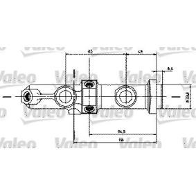 Comprar Cilindro principal de freno de VALEO 350627 a bajo precio de 86,57 €