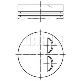 Kolben von MAHLE ORIGINAL für Senator Mk2 (B) (V88) günstig online kaufen