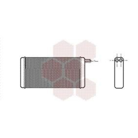Acquista Scambiatore calore per riscaldamento abitacolo da VAN WEZEL 58006128 a buon mercato per soli 64,39 €