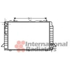 Achetez des Radiateur du moteur VAN WEZEL 03002085 à prix pour 309,41 €
