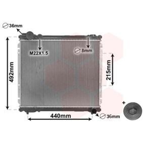Achetez des Radiateur du moteur VAN WEZEL 52002039 à prix pour 216,56 €