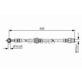 Comprar Latiguillo de freno de BOSCH 1 987 481 384 a bajo precio de 17,58 €