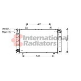 Achetez des Radiateur du moteur VAN WEZEL 47002010 à prix pour 192,02 €