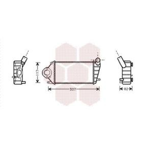 Köp Intercooler av VAN WEZEL 58004194 till det låga priset 1519,53 kr