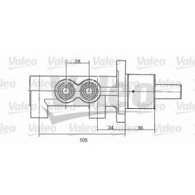 Acquista Cilindro maestro del freno da VALEO 350867 a buon mercato per soli 151,30 €