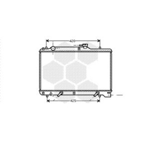 Achetez des Radiateur du moteur VAN WEZEL 52002049 à prix pour 132,52 €