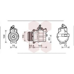 Acquista Compressore aria condizionata da VAN WEZEL 0200K204 a buon mercato per soli 580,06 €