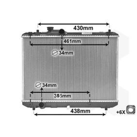 Kjøp Radiator, motorkjøling av VAN WEZEL 52002083 til den lave prisen 1107,82 NOK