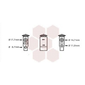 Acquista Valvola espansione climatizzatore da VAN WEZEL 40001349 a buon mercato per soli 91,76 €