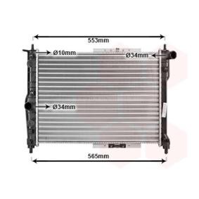 Achetez des Radiateur du moteur VAN WEZEL 81002039 à prix pour 92,97 €