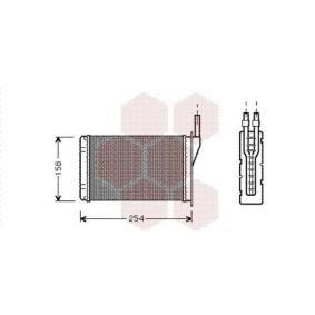 Acquista Scambiatore calore per riscaldamento abitacolo da VAN WEZEL 43006087 a buon mercato per soli 20,78 €
