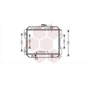 Acquista Radiatore motore da VAN WEZEL 13002141 a buon mercato per soli 296,43 €