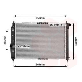 Achetez des Radiateur du moteur VAN WEZEL 81002068 à prix pour 161,92 €
