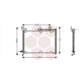 Klimakondensator von VAN WEZEL für SWIFT II Stufenheck (AH, AJ) günstig online kaufen