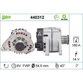 Køb Generator af VALEO 440312 til den lave pris 8152,97 DKK