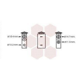 Acquista Valvola espansione climatizzatore da VAN WEZEL 17001378 a buon mercato per soli 93,86 €