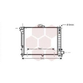 Achetez des Radiateur du moteur VAN WEZEL 47002050 à prix pour 229,64 €