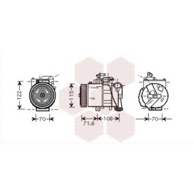 Acquista Compressore aria condizionata da VAN WEZEL 5800K257 a buon mercato per soli 835,64 €