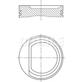 Kolben 0309400 von MAHLE ORIGINAL günstig für 98,23 € online kaufen