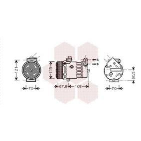 Acquista Compressore aria condizionata da VAN WEZEL 3700K477 a buon mercato per soli 303,85 €