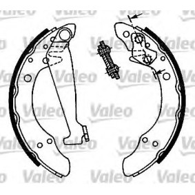 Acquista Kit freno, Freno a tamburo da VALEO 553764 a buon mercato per soli 89,82 €