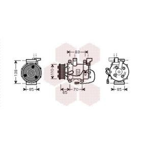 Acquista Compressore aria condizionata da VAN WEZEL 2500K207 a buon mercato per soli 466,41 €