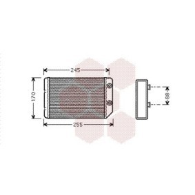 Acquista Scambiatore calore per riscaldamento abitacolo da VAN WEZEL 37006314 a buon mercato per soli 80,25 €