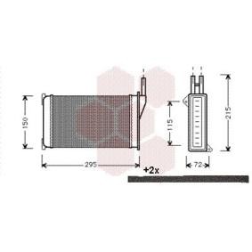 Comprar Radiador de calefacción de VAN WEZEL 18006098 a bajo precio de 39,00 €