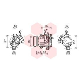 Acquista Compressore aria condizionata da VAN WEZEL 5200K129 a buon mercato per soli 633,33 €
